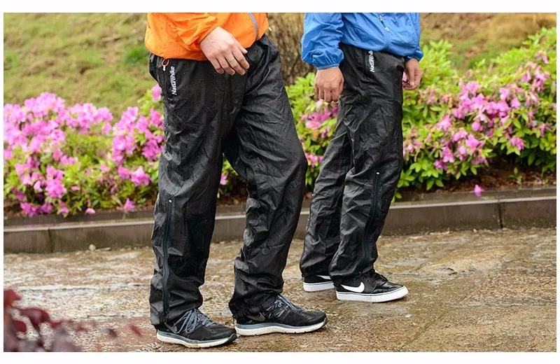 Calças à Prova Água dos Homens Bicicleta à Prova de Chuva Windstopper ao ar Calças de Chuva de Náilon Naturehike Dwaterproof Caminhadas Escalada Ciclismo Livre 12 High Quality Esporte e Lazer