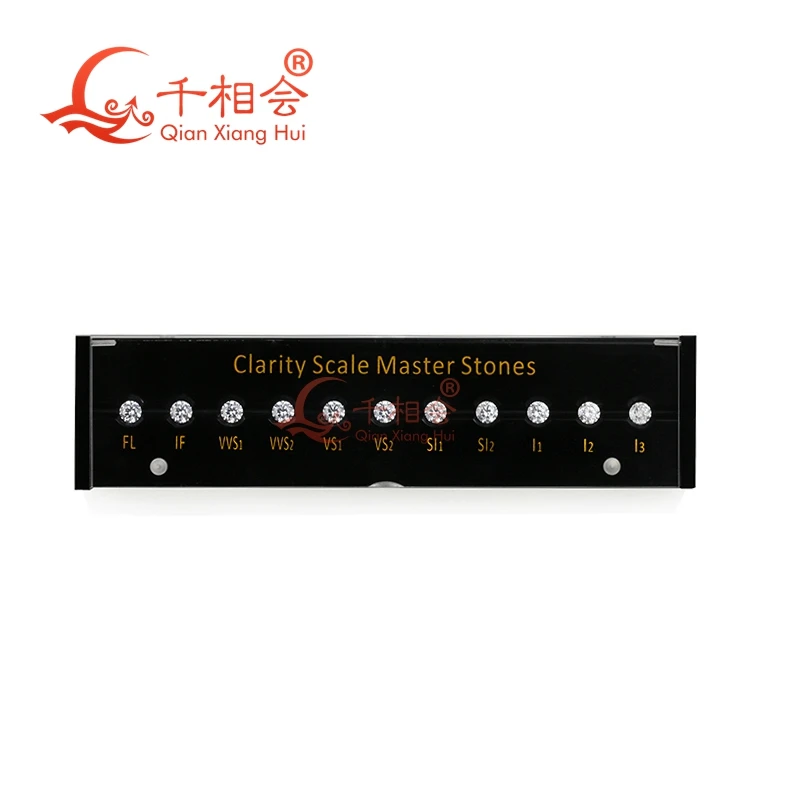 

4C Diamond standard Clarity Scale Master Stone round shape with laser cubic zirconia stone Tester Tools