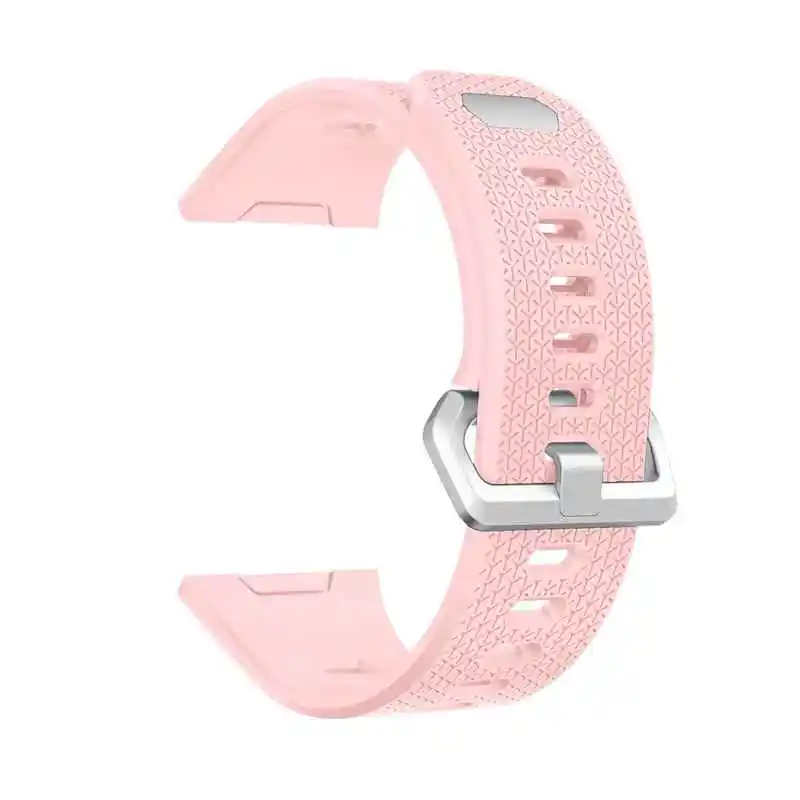 Joyozy умные Аксессуары Силиконовый браслет для Fit bit ремешок на запястье Браслет замена маленький большой размер для Fitbit ионная полоса - Цвет ремешка: Soft pink