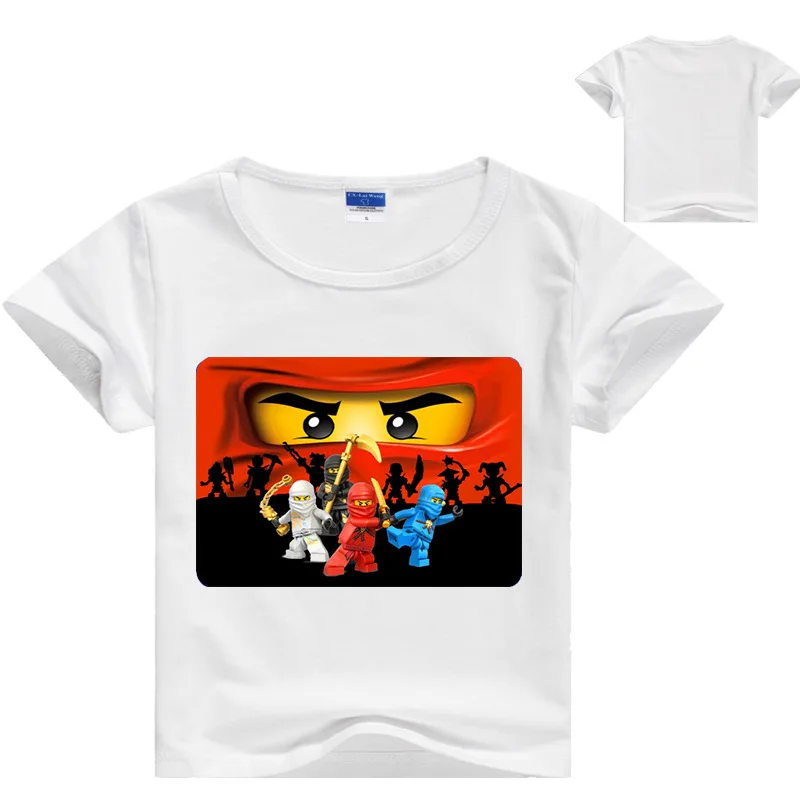 Футболка для мальчиков Legoes Baby Ninjago летняя футболка с короткими рукавами малышей
