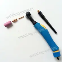 С воздушным охлаждением аргонодуговая сварка факел TIG-9 WP9 WP-9 налобный фонарь и аксессуары