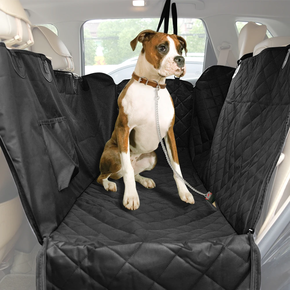 Переноска для домашних животных, водонепроницаемый сетчатый чехол для на автомобильное сиденье для перевозки собак, Оксфордский Автомобильный задний коврик на заднее сиденье, подушка, протектор с карманами для домашних животных, для путешествий