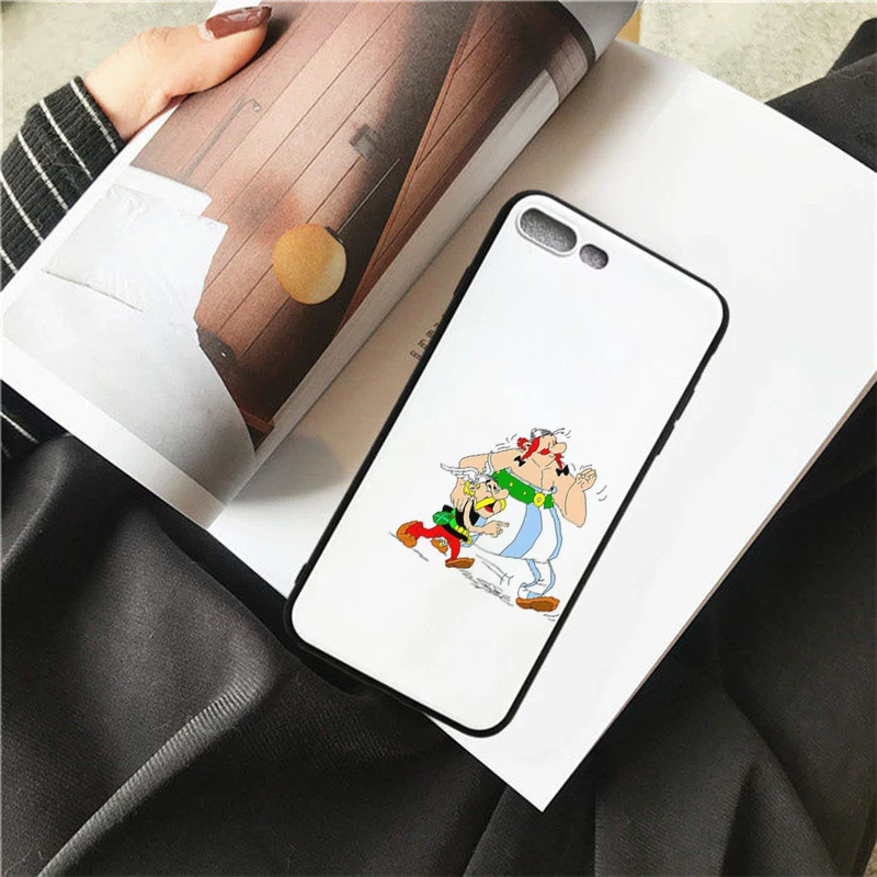 IMIDO Asterix и Obelix чехлы для iPhone Apple 7plus 8plus 6plus X XS max XR 5 5S 6 7 8 чехол телефона|Бамперы| |