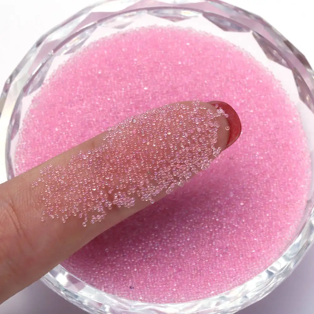 1 коробка дизайн ногтей мини-икра бусины Стразы для ногтей красочные Пикси микробусины украшения кристалл для ногтей 0,6-0,8-1,0 мм - Цвет: 02