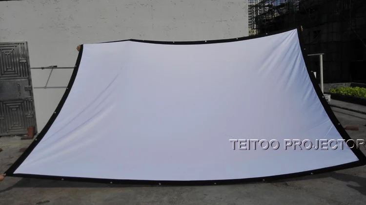 200 дюймов 4:3 проектор Экран Портативный быстро раза Кино Экран Ткань для HD Movie Проекторы telon de proyector
