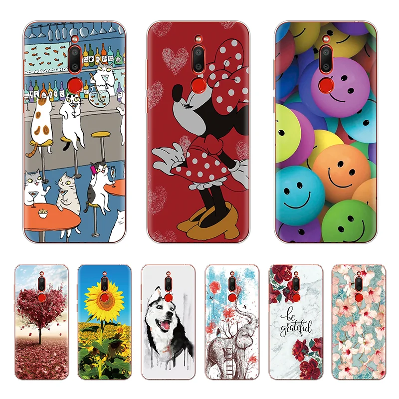 

For Meizu M6 Note Case Cover Silicone Cool Print Soft TPU for Meilan 3S M3 M5 M6 Note M5S M6S M6T MX6 U10 15 Lite Coque Fundas