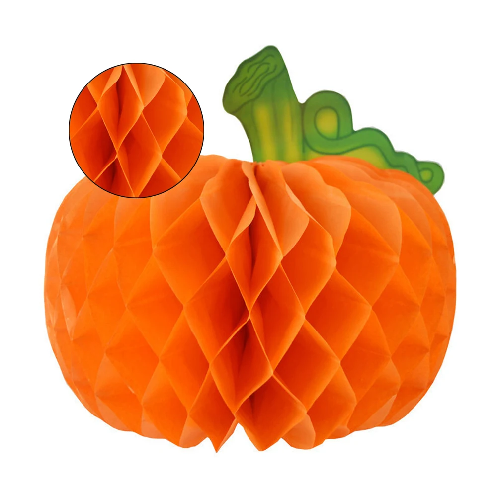 2019 Хэллоуин 3D соты бумажные тыквы украшения вечерние DIY ремесло кулон призрак