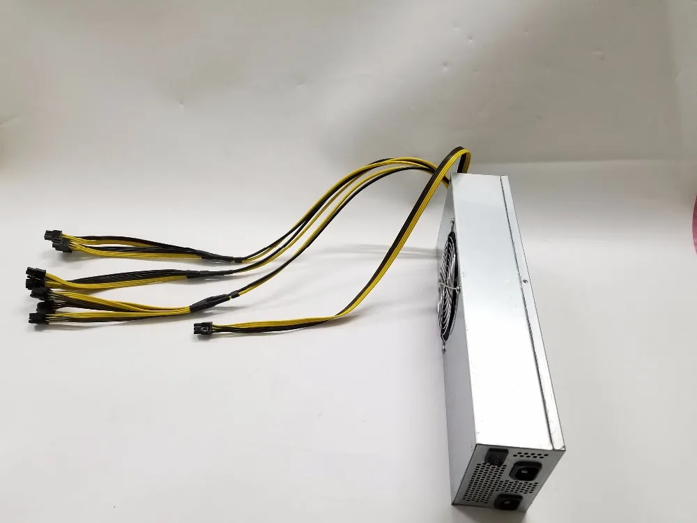 Супер мощный шахтерский блок питания BTC LTC DASH Mining power supply 110 V/220 V 2400W PSU для Antminer S7 S9 D3 L3+ t9+ Baikal X10 Giant-B