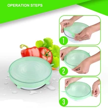 Горячая Мягкая силиконовая крышка-12 шт. Ultimate Instalids силиконовый чехол для различных контейнеров хранения пищи свежей мытья посуды