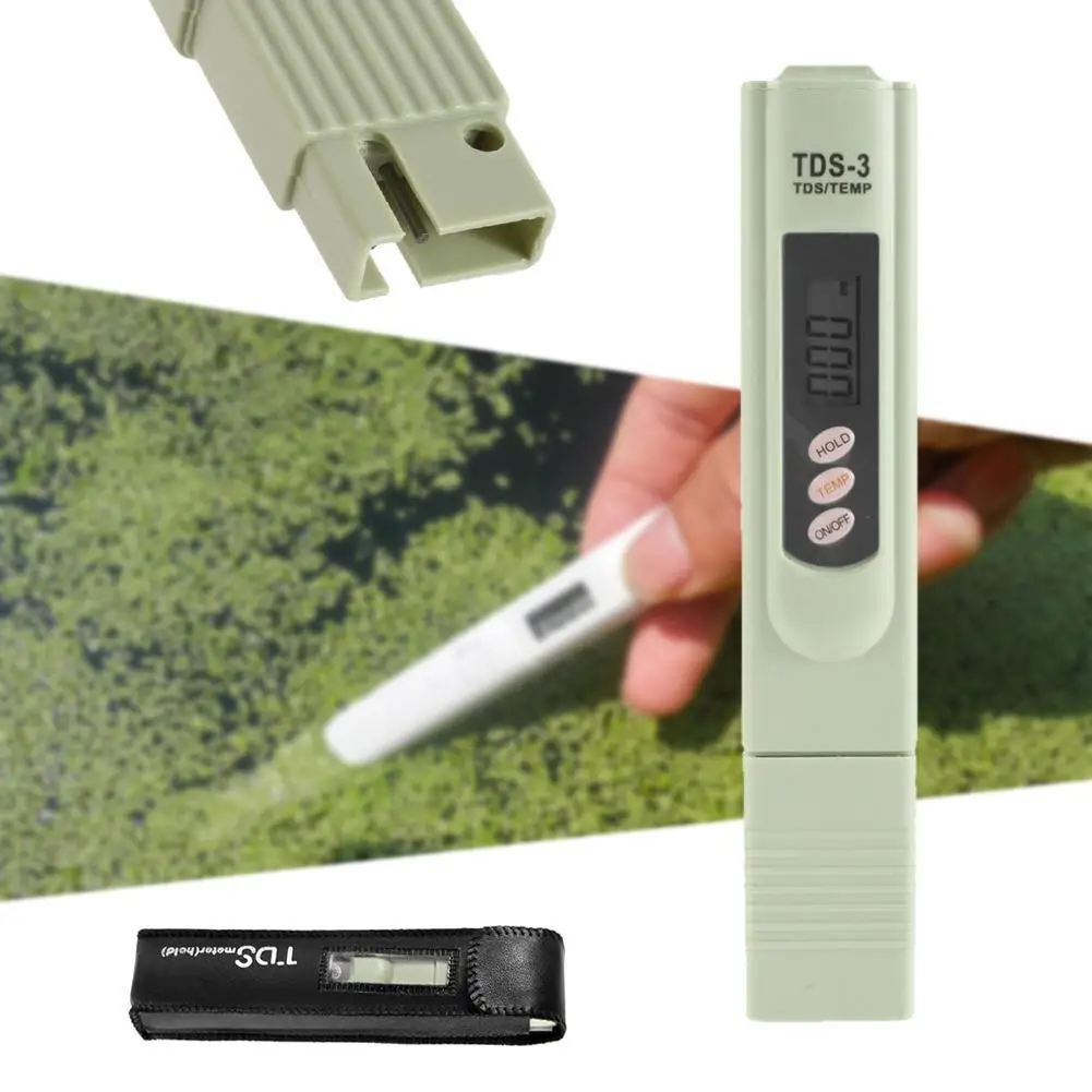 

Electronic TDS/Temperature Tester Titanium alloy Digital TDS Meter Water Quality Purity Tester Filter Pen Stick TDS-3