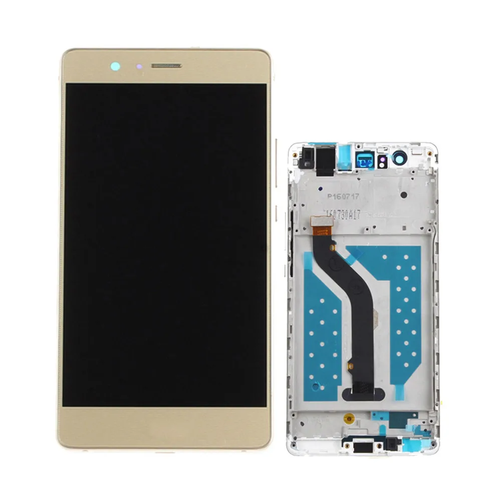 

New LCD Display Touch Screen Digitizer Assembly With Frame Replacement For huawei P9 lite Mobile Phone Repair Parts 3 Colors
