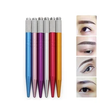 Микроблейдинг, татуировки, инструменты, тату, Перманентный макияж бровей, ручная ручка, ресницы, мини Ручные инструменты, maquiagem