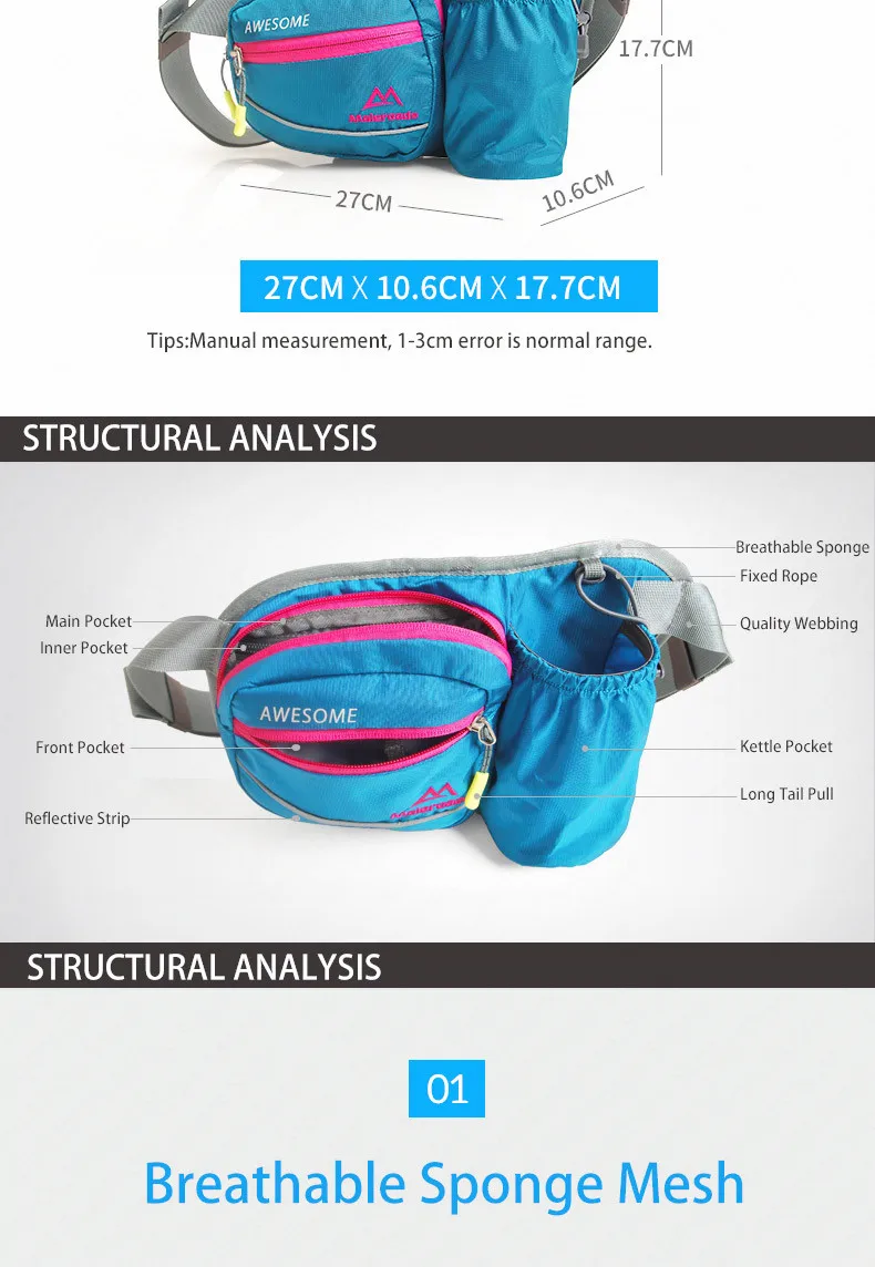 Maleroads Беговая сумка с талией поясная сумка с бутылкой для воды Trail чехол-сумочка для телефона для бега марафон Талия комплект для фитнеса Велоспорт
