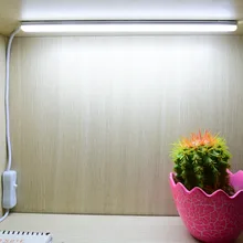 2pcs 20cm USB LED Desk Lamp 2835 5V LED Strip Light Bar for Night Reading Book Table Lamp Outdoor Camping Light +2m Switch Cable