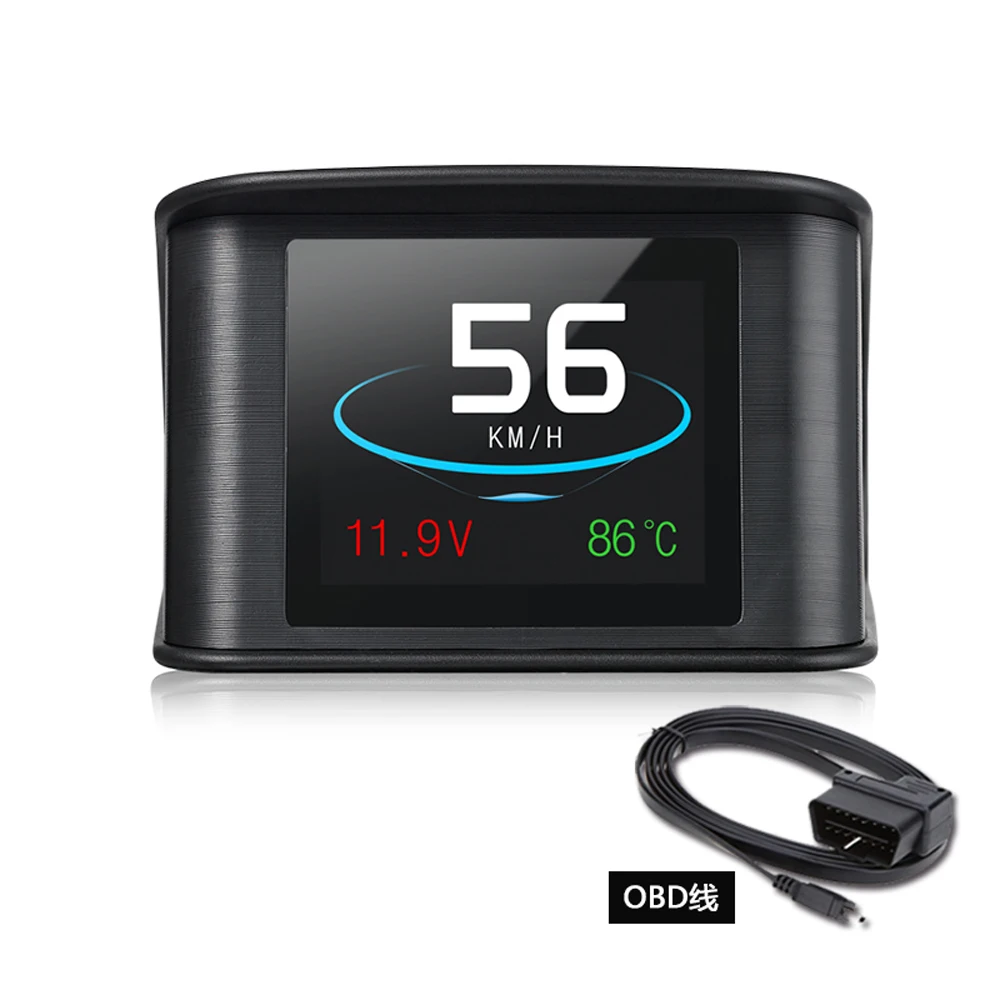 Head up Display GPS OBD HUD Car Computer Speedometer Voltage Fuel Consumption Temperature Gauge Safety Alarm Monitoring System | Автомобили