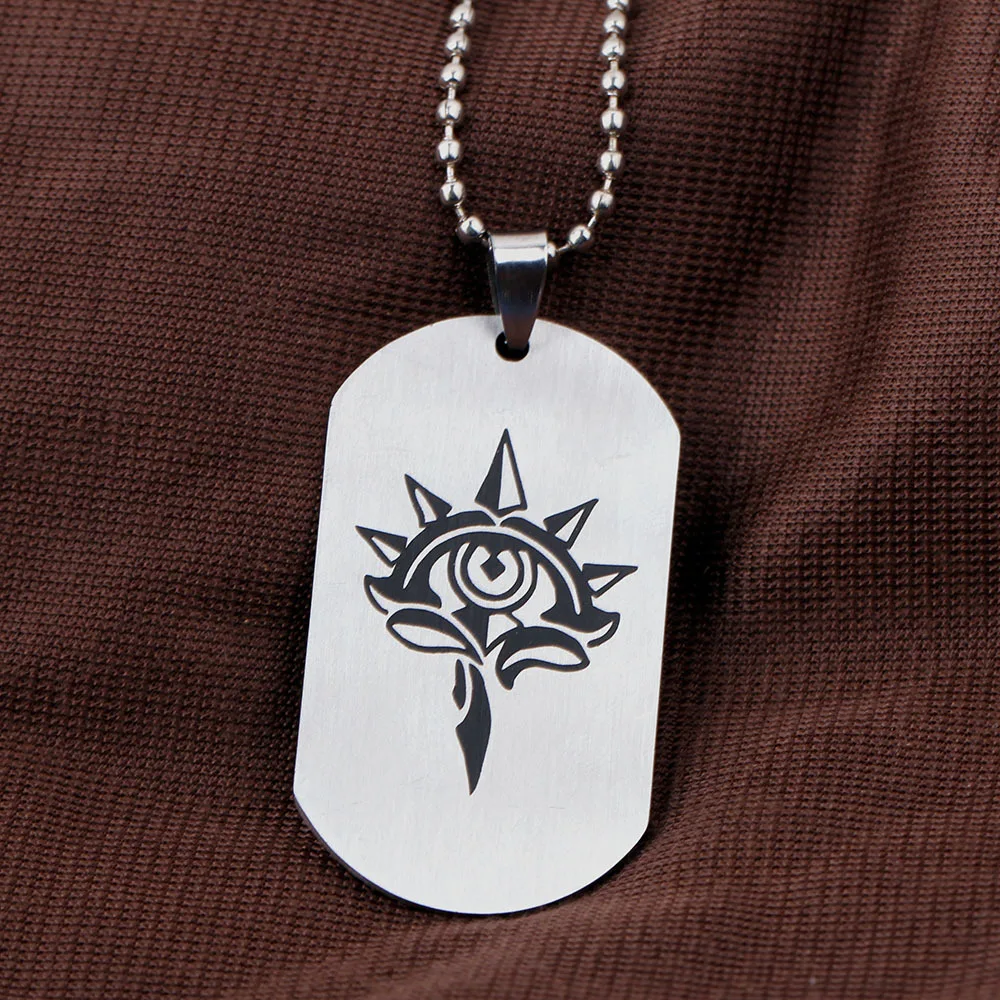 Hot Game NieR Automata Stainless Steel Necklace for Boy Cosplay