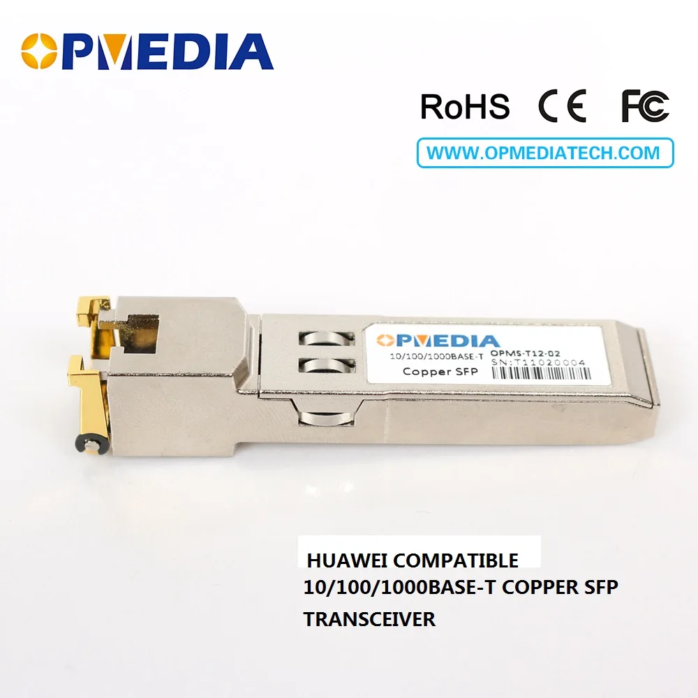 

Great low price!10/100/1000M-T RJ45 copper SFP transceiver, optical module,RJ45 connector,Compatibile with Huawei equipment