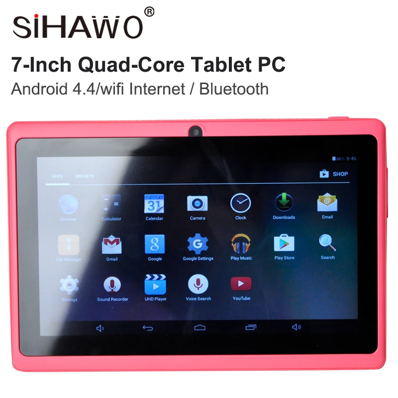 

Tablet PC for Children 7" Quad Core Tablet Android 4.4.2 16GB Wifi Allwinner A33 WIFI Super Slim 1024*600 ARM Cortex A7 3000mAh