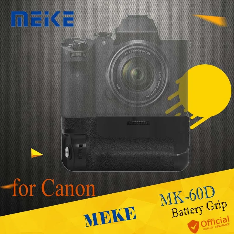 Meike MK 60D профессиональный вертикальный Батарейный держатель затвора для камеры