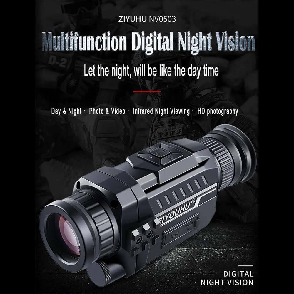 

New arrival 720P Digital Night Vision Goggles 5x35 Monocular HD Imaging Infrared Camera Telescope Night Viewing DV