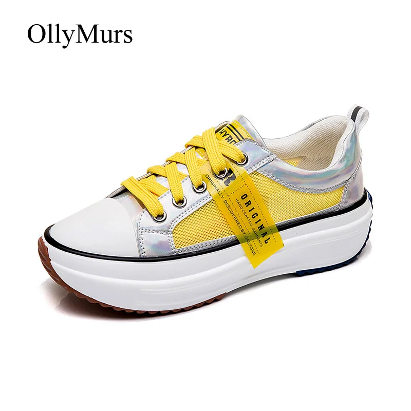 

Casual Shoes Women Chunky Sneakers Platform zapatos de mujer Summer New Fashion Brand chaussures femme Lady footware Breathable