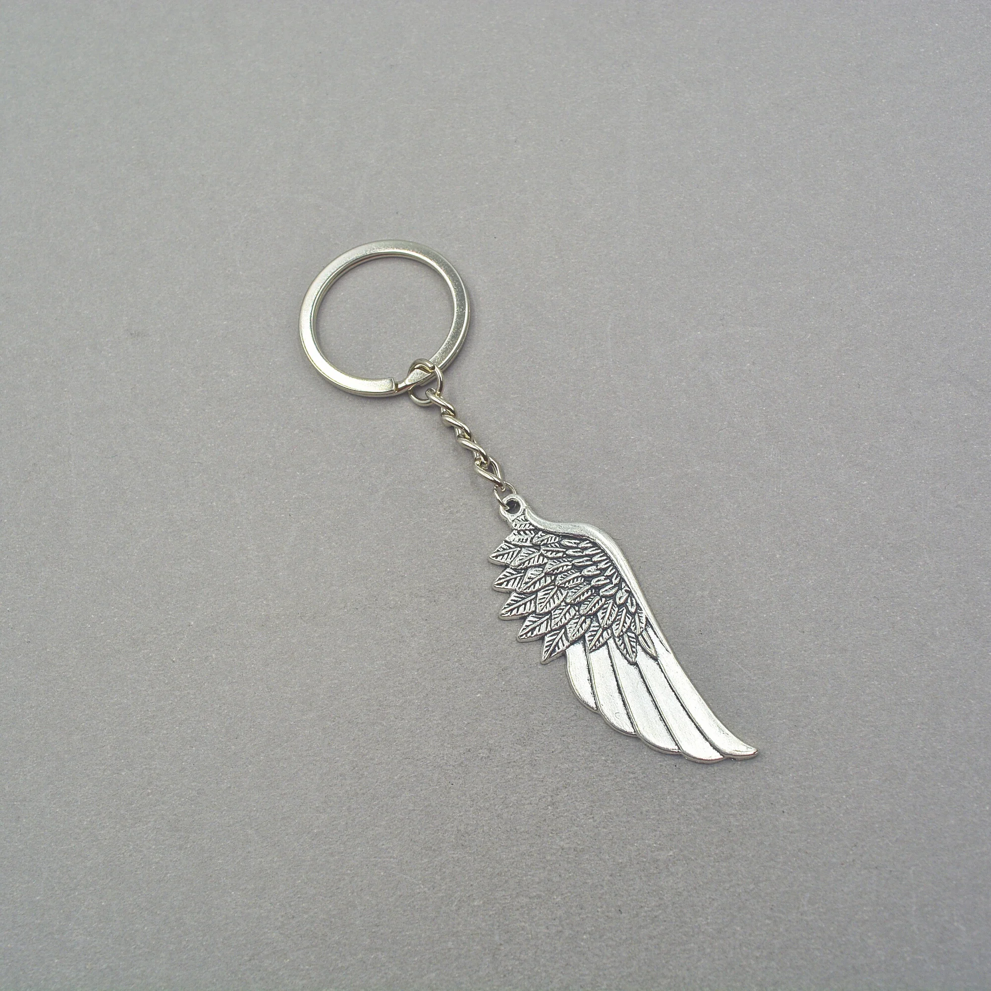 

1pc wing Keychains Pendant angel wing Keyring For Handmade Jewelry Diy Gift