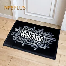Welcome Doormat Entrance Mat Hallway Simple Black White Printed Anti-Slip Floor Mat Area Rugs Funny Custom Front Door Mat Carpet Welcome Doormat Entrance Mat Hallway Simple Black White Printed Anti-Slip Floor Mat Area Rugs Funny Custom Front Door Mat Carpet