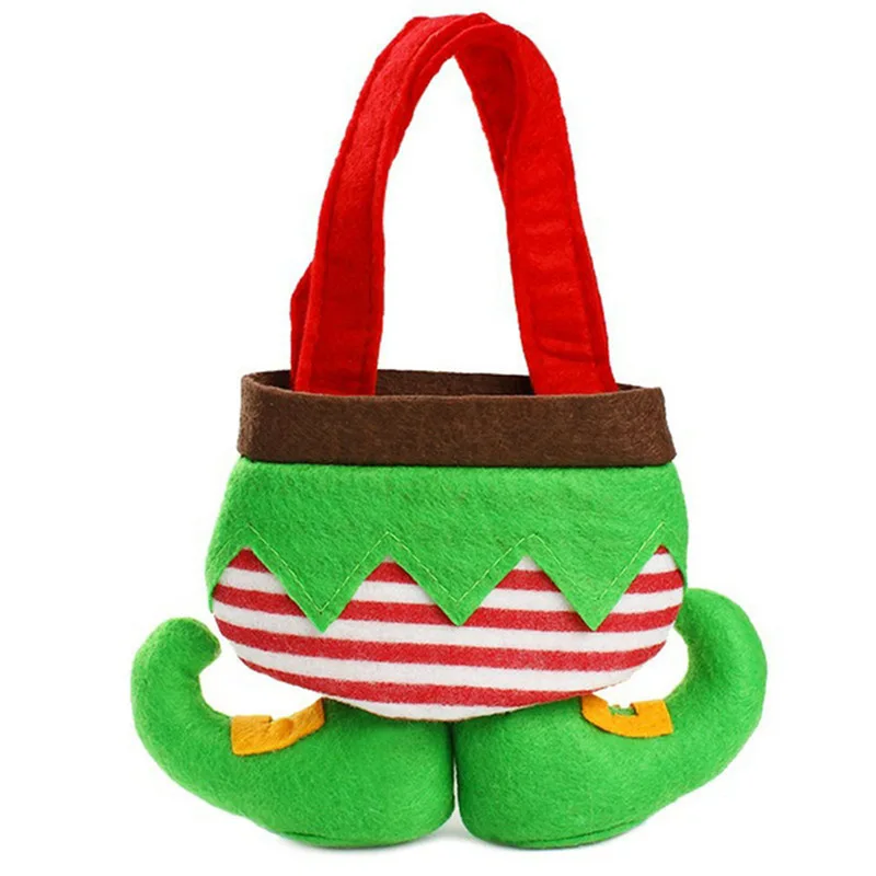 1 шт. Подарочная сумка сапоги дух конфеты рождественское печенье эльф Подарочная сумка для детей