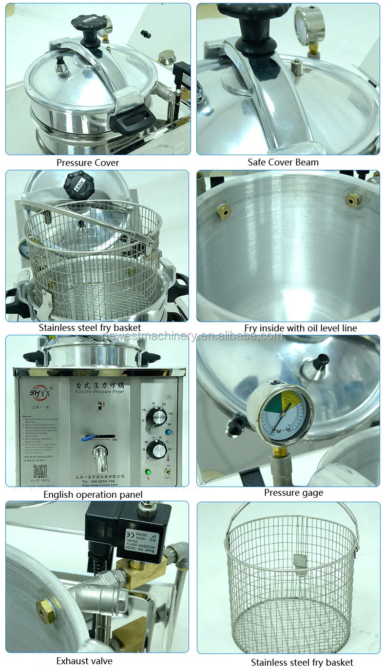 Коммерческая фритюрница для жарки под давлением/фритюрница для домашнего использования/Коммерческая фритюрница скороварка