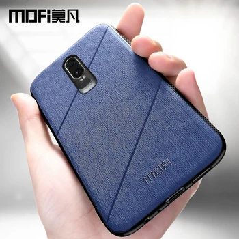 

MOFi original oneplus 6 case one plus 6 back cover hard protective case coque luxury oneplus6 business black 1+6 case