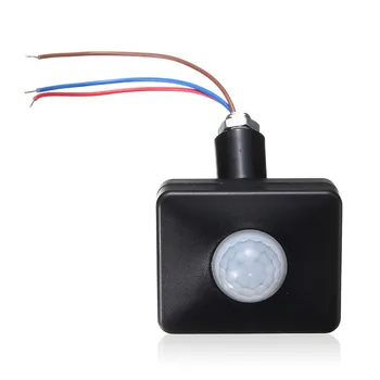 

1PC New Arrival Black PIR 360 Motion Sensor Detector Outdoor NEW IP44 Certified 3-1-Mount