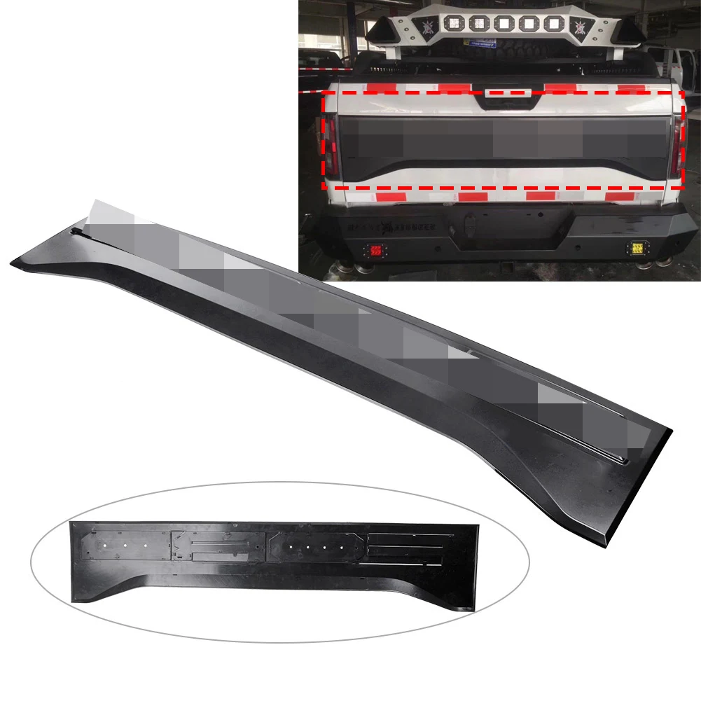 

ABS matte plastic Tail Gate Applique Trim Panel Fit For Ford SVT RAPTOR F150 2015-2017 Decorative stickers car styling