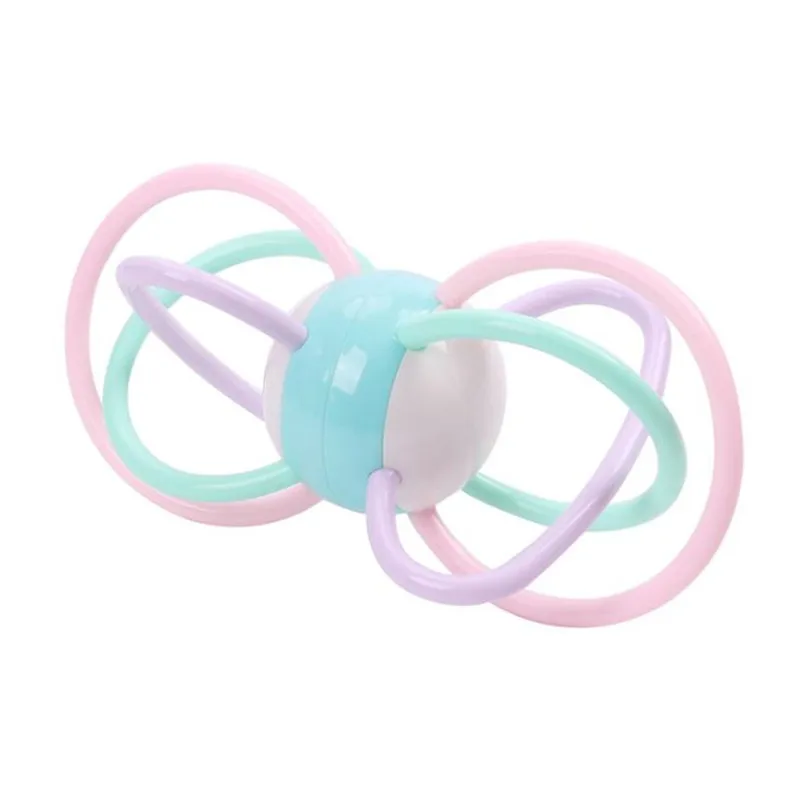 Soft Hand Rattle Touch Bite Caught Hand Ball Intelligence Grasping Gums Soft Teether Plastic Hammer For Baby Learning Grasping Soft Hand Rattle Touch Bite Caught Hand Ball Intelligence Grasping Gums Soft Teether Plastic Hammer For Baby Learning Grasping