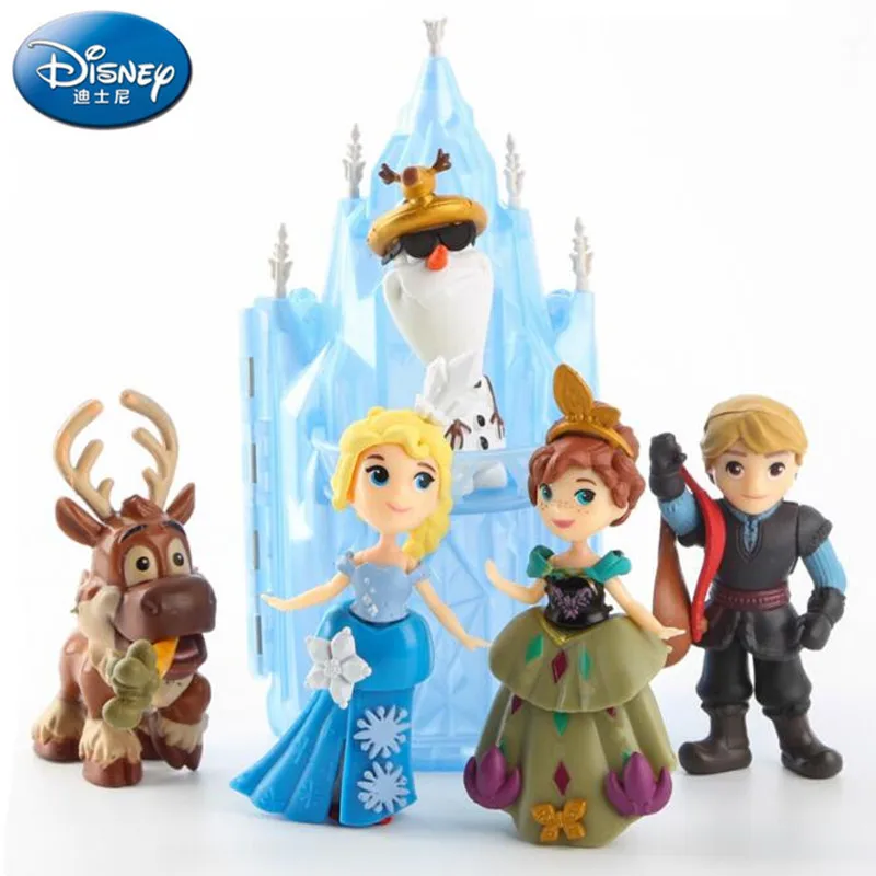 Disney Ice Snow Frozen принцесса ашана имеет пять комплектов мультфильмов аранжировки
