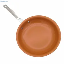 Non stick Copper Frying Pan with Ceramic Coating and Induction cooking Oven Dishwasher safe 10 Inches