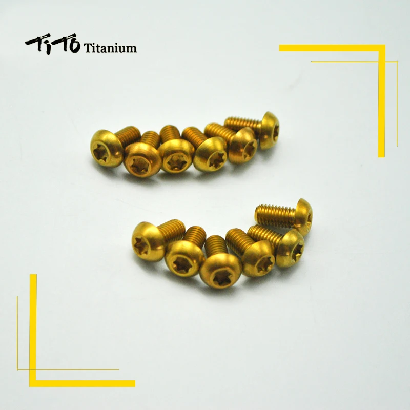12 шт. титановые тормозные винты для M5x10mm Torx T25|disc brake bolts|brake bolttitanium disc |
