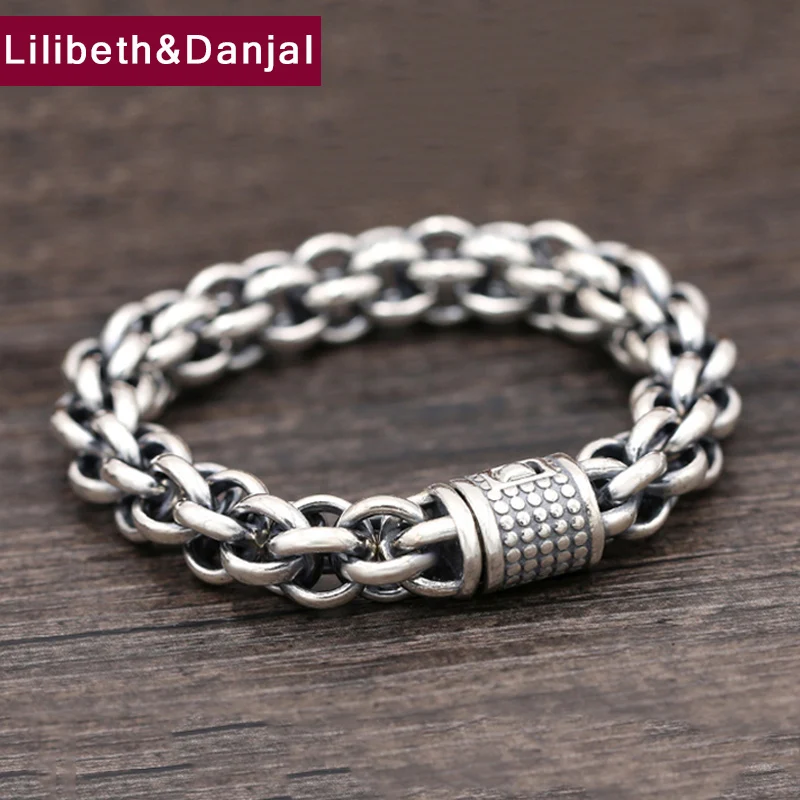 Модные Для мужчин женский браслет-цепочка 925 стерлингового серебра подарок креатив выживание браслет ювелирные изделия новое поступление подарок FB19