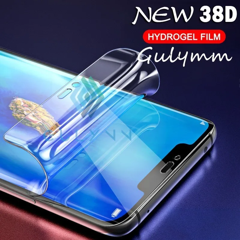 

Screen Protector on the For Huawei P20 P30 P Mate 20 30 Lite Pro Honor 20 20Pro 20i 10 Lite 19 New 38D Curved Soft Hydrogel Film