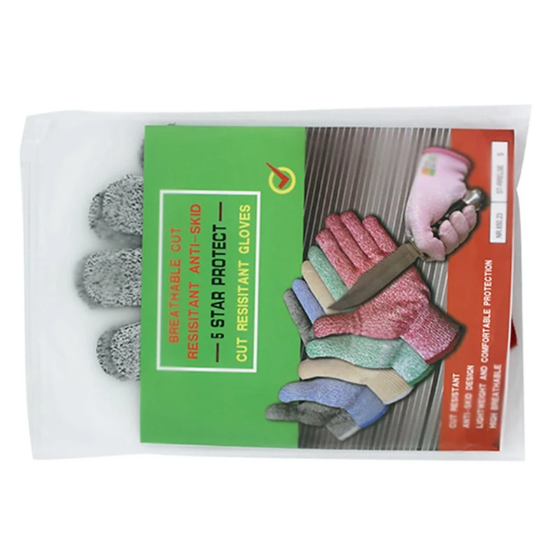 Hot Anti-cut Gloves Safety Cut Proof Stab Resistant HPPE Wire Metal Mesh Kitchen Butcher Cut-Resistant Safety climbing Gloves