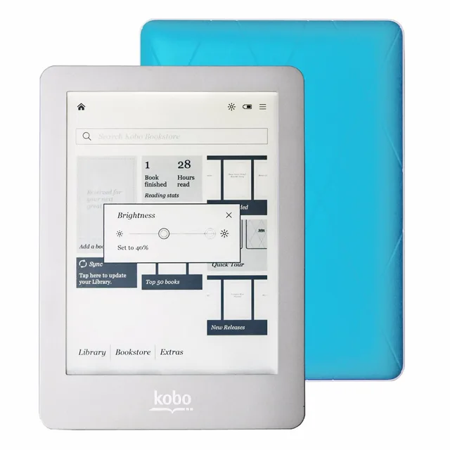 4 colors eBook Reader Kobo glo N613 e-ink 6 inch 1024×768 2GB Front-light eReader