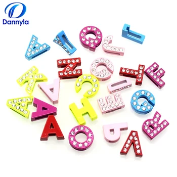 

130pcs/lot 8mm Full Rhinestones Colorful Slide Leather Fit 8mm DIY Wristband Bracelet Jewelry LSSL024