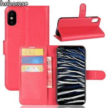 

500pcs Litchi Pattern Flip Wallet Magnet Kickstand Case For iPhone 11 Pro Max XS XR X 8 7 6 6S Plus Leather With Card Slot Cover