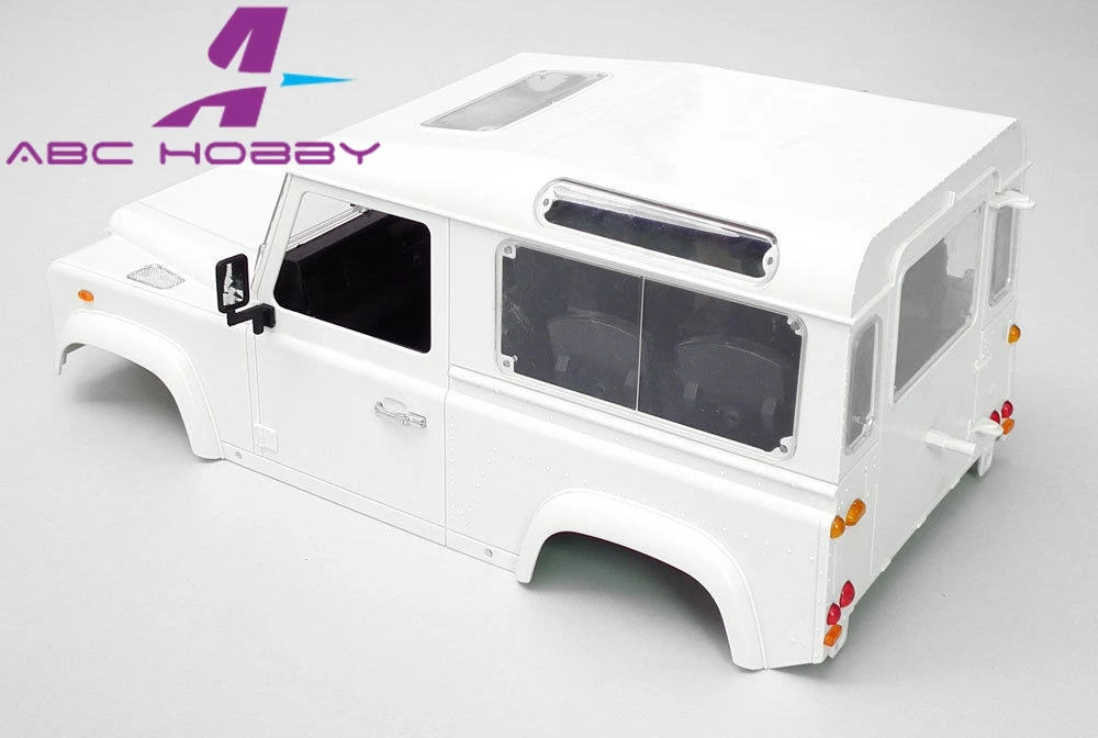 Масштаб 1/10 Defender Laand rover D90 гусеничный кузов грузовика белый комплект|land d90|truck