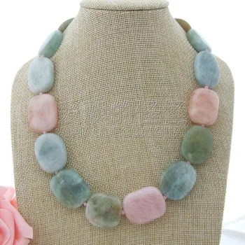 

N082409 20" Multi Color Morganite Necklace