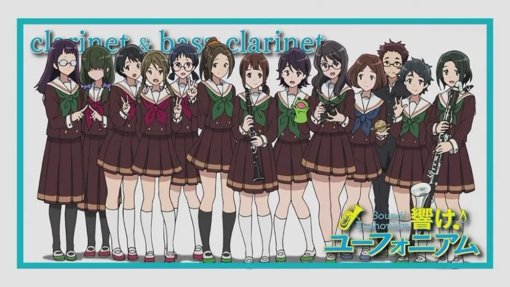 Аниме hibike! Euphonium Косплей Японская школьная форма комплект зимний костюм блузка+ плиссированная юбка