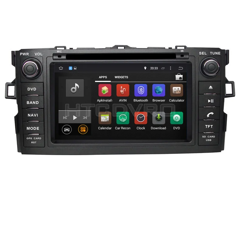 Excellent YMODVHT 7inch 4G Octa Core Android 9.0 7.1 Car DVD Player for Toyota Auris/Corolla Hatchback/Corolla 2012- Auto RDS Radio Audio 1