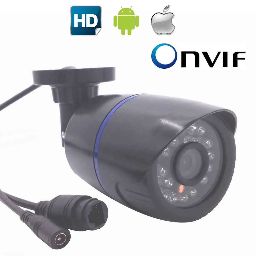 IP Камера Водонепроницаемый 24 шт. светодио дный P2P ONVIF 1080 P Открытый безопасности