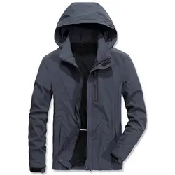 2019 новая мужская куртка с капюшоном тонкое пальто высокого качества, непродуваемый водонепроницаемый мужская повседневная куртка