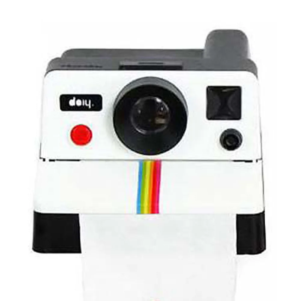 1 Piece Creative Retro Polaroid Camera Shape Inspired Tissue Boxes 