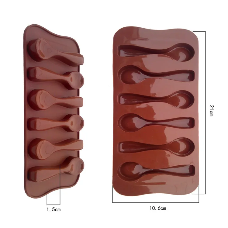 Silicone chocolate mold